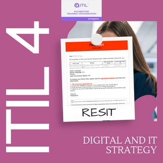 ITIL® 4 Leader: Digital and IT Strategy RESIT Exam Voucher