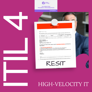 ITIL® 4 Specialist: High-velocity IT RESIT Exam Voucher